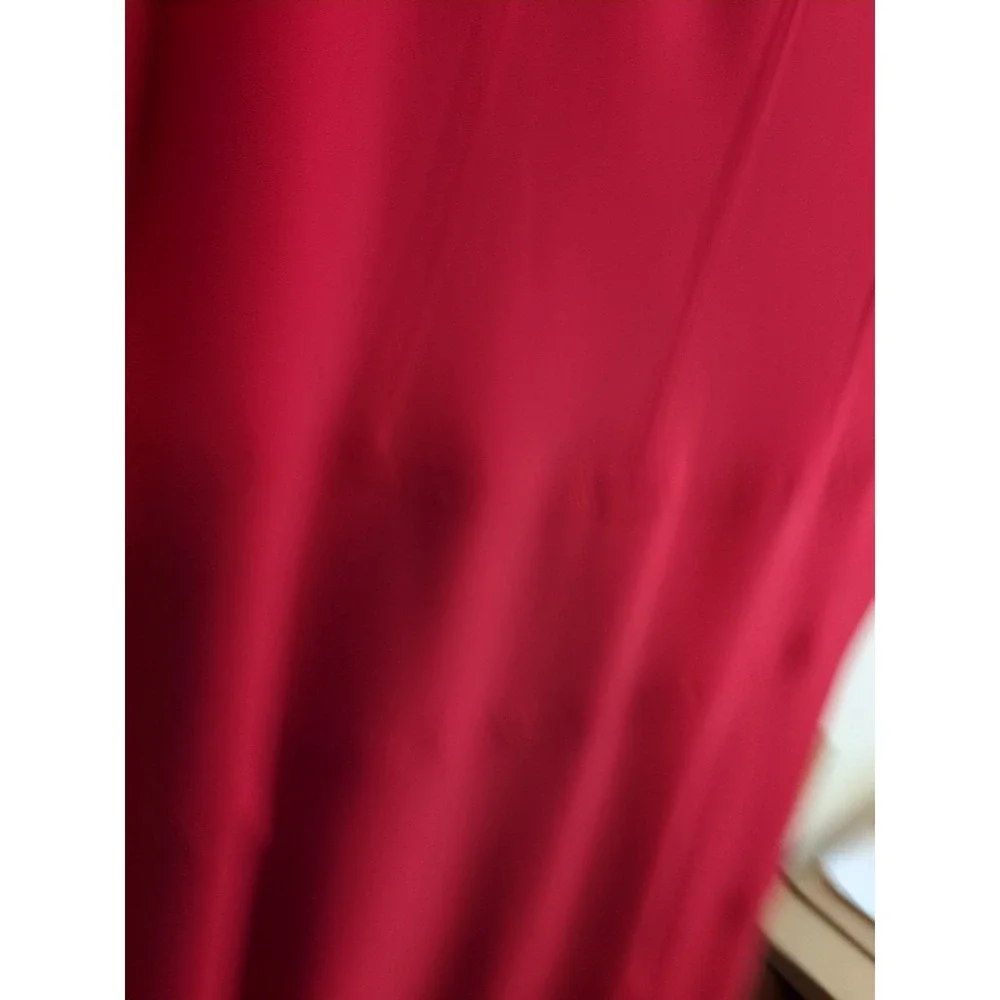 Anne Klein Red Easy‎ On Swing 3/4 Sleeve Dress Size 14